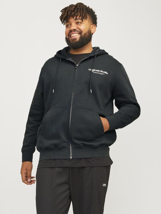 Immagine prodotto Jack & Jones Felpa con cappuccio stampata plus size con zip Felpa con cappuccio con zip (6XL)