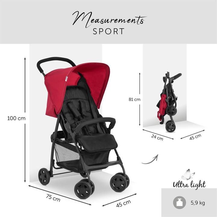 Produktbild Hauck Buggys & Sportwagen Buggy Sport inkl. Schutzpaket - Blue