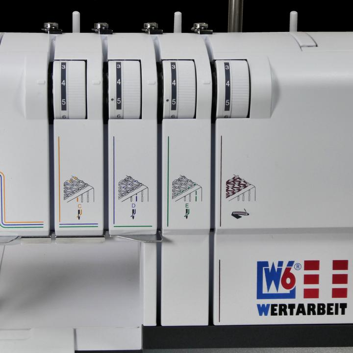 Actual product image W6 Coverlock N 707D Free Arm