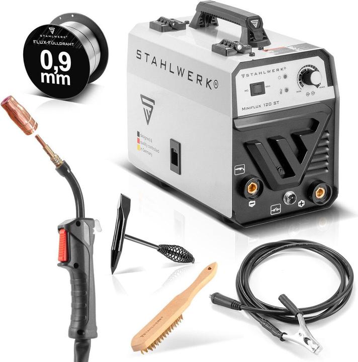 Stahlwerk Poste à souder Mini FLUX 120 ST avec ARC | Fonction MMA de 120 ampères