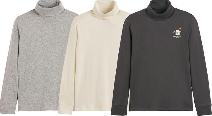 Immagine prodotto La Redoute Collections Confezione da 3 camicie a collo alto da indossare sotto (102)