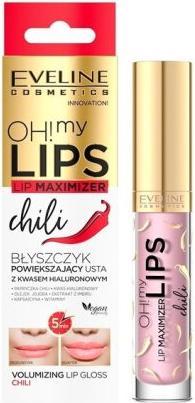Immagine prodotto Eveline Oh My Lips Lip Maximizer Lucidalabbra all'Acido Ialuronico Chilli 4.5Ml (Peperoncino rosso)