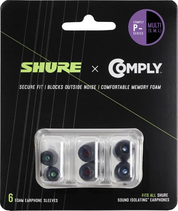 Produktbild Shure Ohrpassstücke EACYPF-6KIT 6 Stück