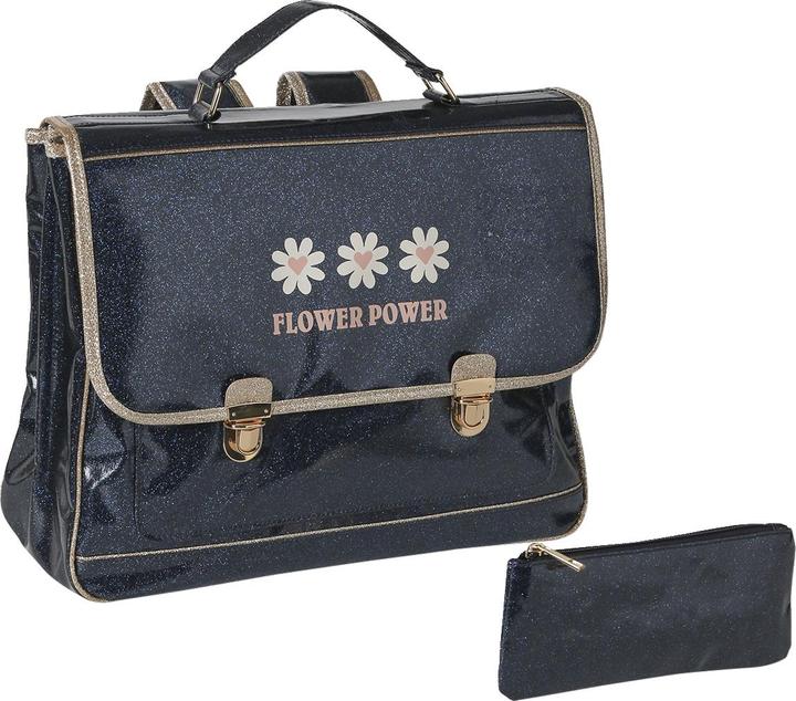 Vertbaudet Mädchen Schulranzen & Federmappe FLOWER POWER
