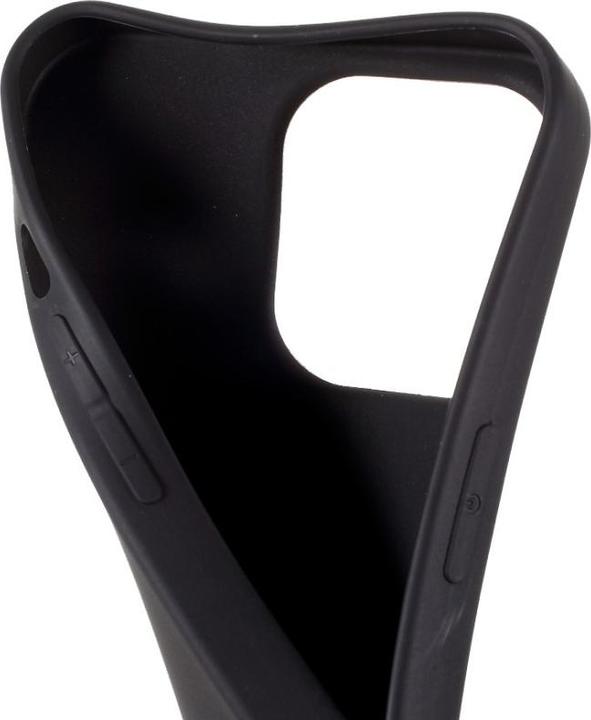 Produktbild Cover-Discount iPhone 13 Pro Max - Matte Silikon Gummi Hülle schwarz (Apple iPhone 13 Pro Max)