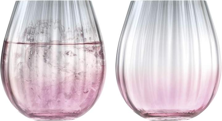 Actual product image LSA Set of 2 Dusk mugs 425ml Pink Grey (0.43 l, 2 x)
