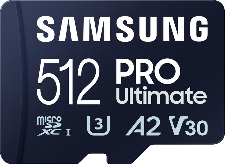Samsung PRO Ultimate (512 GB, microSDXC, U3, UHS-I)