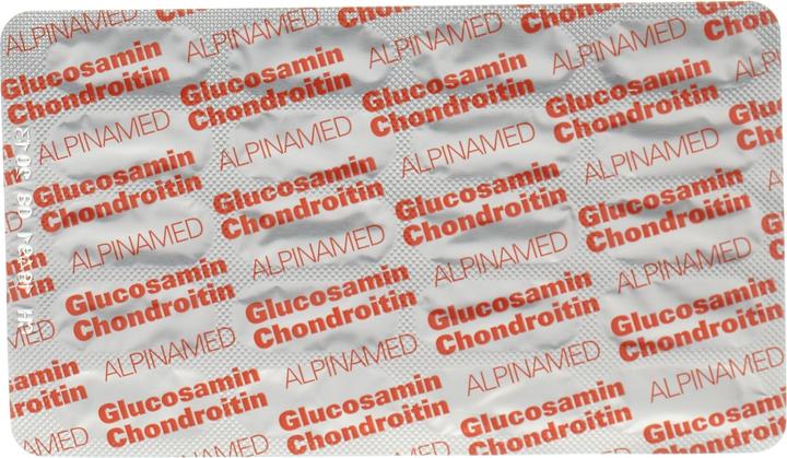 Nutritional values and ingredients Alpinamed Glucosamine Chondroitin (120 Piece, Capsules, 120 g)