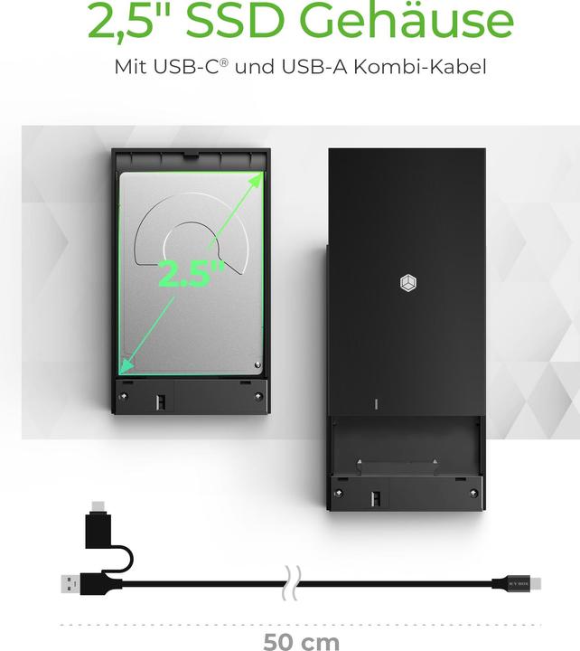 Actual product image Icy Box IB-200T-C3 (2.5")