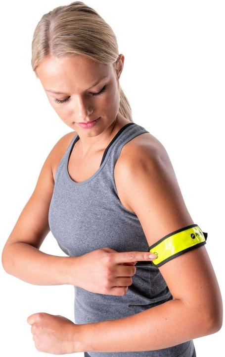 Actual product image Pure2improve Reflective LED Bracelet