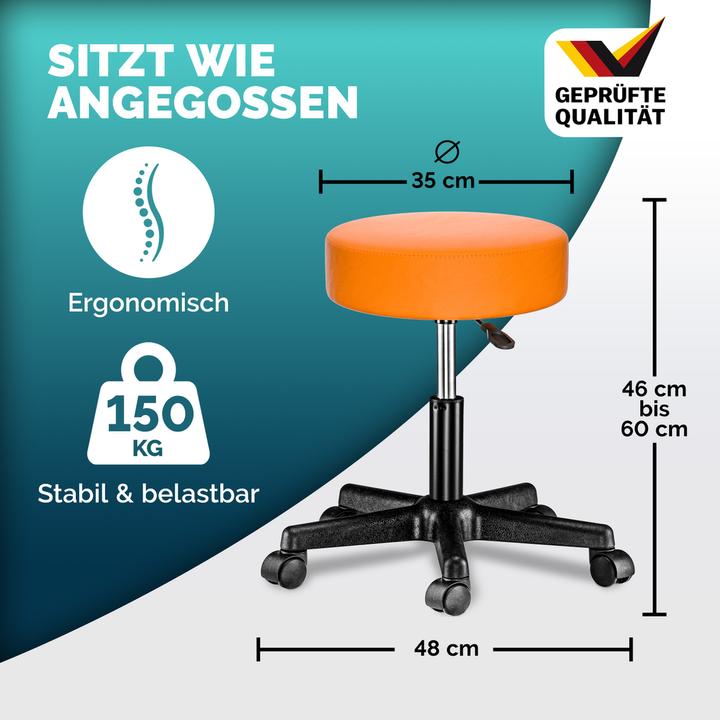 Produktbild Casaria Rollhocker