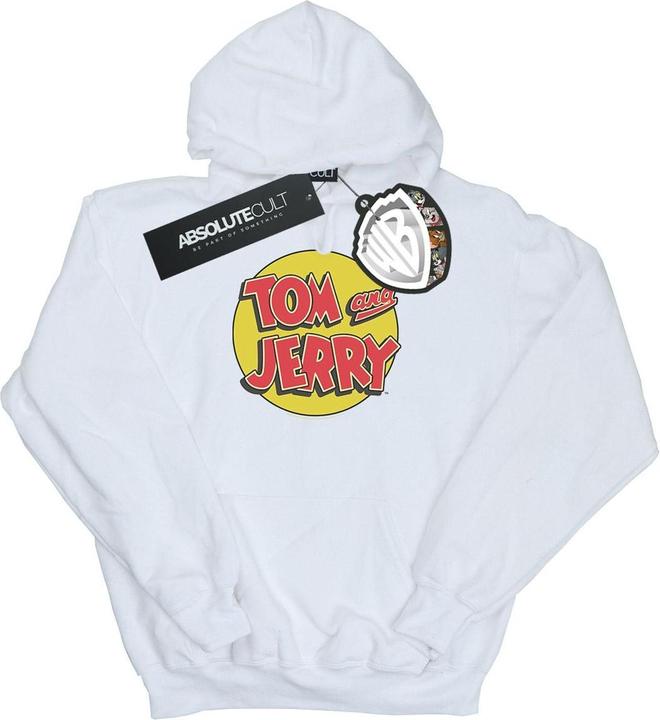 Tom & Jerry Circle Logo Kapuzenpullover (S)