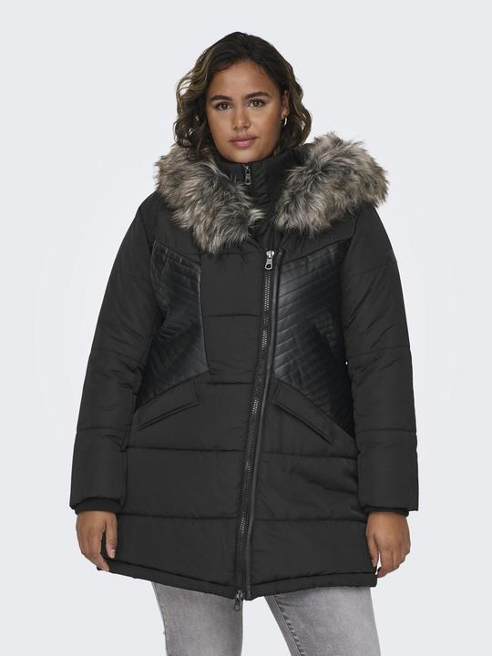 Produktbild Only Curvy Fellkapuzen Mantel (XL)