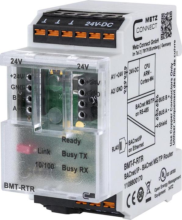 Produktbild Metz Connect Metz 1108800170 BMT-F-RTR BACnet-Router