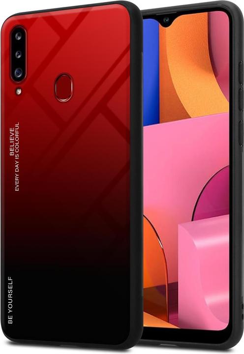 Actual product image Cadorabo TPU 2 colors glass cover (Samsung Galaxy A20s)