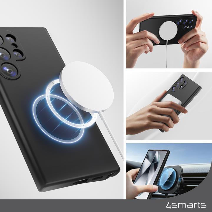 Actual product image 4smarts CupertinoQi2-compatible silicone case (Samsung Galaxy S24 Ultra)