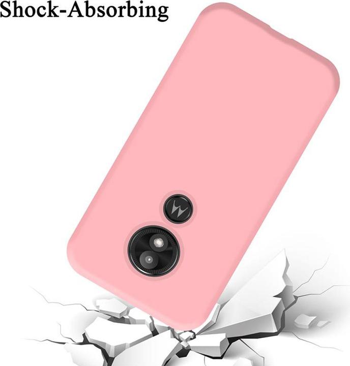 Actual product image Cadorabo TPU Liquid Silicone Case Cover (Motorola Moto E5 Play Go)