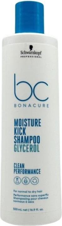 Schwarzkopf Professional Schwarzkopf Bonacure Moisture Kick Shampoo 500 ml (500 ml, Flüssiges Shampoo)