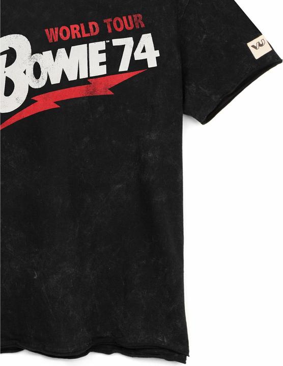Actual product image David Bowie 1974 World Tour TShirt (L)