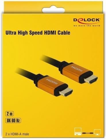 Produktbild Delock HDMI (Typ A) — HDMI (Typ A) (2 m, HDMI)