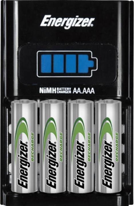 Immagine prodotto Energizer Ricarica 1 ora (4 pz., AA, AAA, 2300 mAh, Batteria + Caricabatterie)
