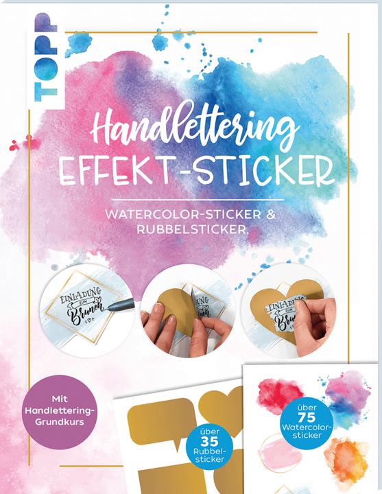 Handlettering Effekt-Stickerbuch (Tedesco, Ludmila Blum, editore sfacciato, 2020)