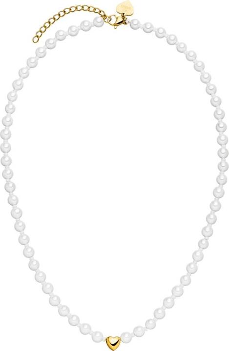 Produktbild Purelei Lovely Kette (Glasperlen, Edelstahl 18K vergoldet, Muschelperlen)