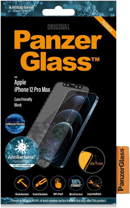 Productafbeelding PanzerGlass Geval Vriendelijk (1 Stuk, Apple iPhone 12 Pro Max)