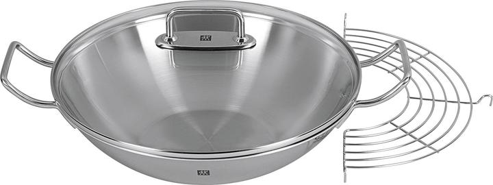 Zwilling Wok Plus (32 cm, Wok, Stainless steel)