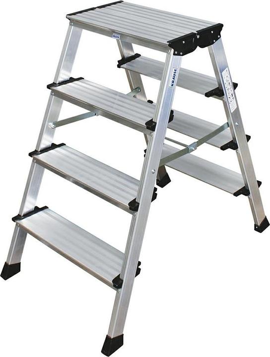 Actual product image Krause KRAU 126047 Double folding step (aluminium) (Folding step, 100 cm)