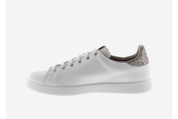 Actual product image Victoria leather trainers tennis glitter (40)