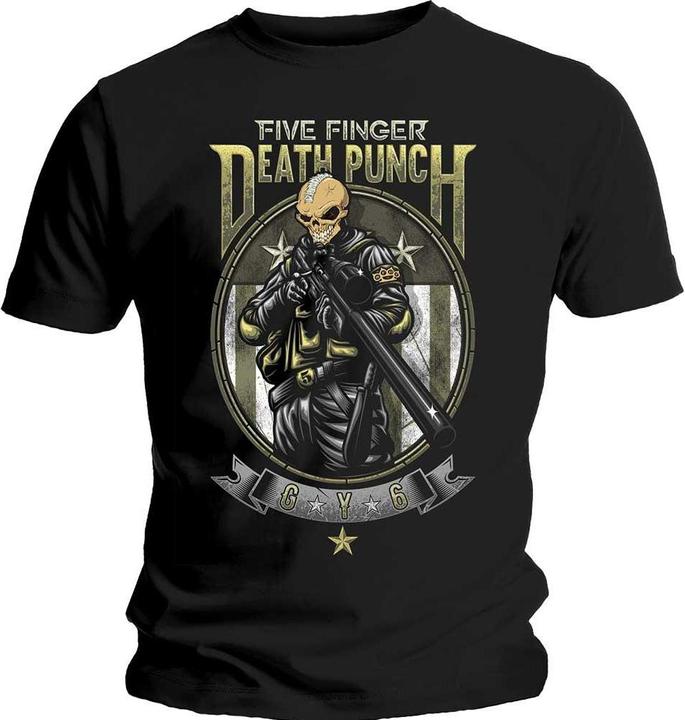 Produktbild Five Finger Death Punch TShirt Erwachsene Sniper Baumwolle (L)