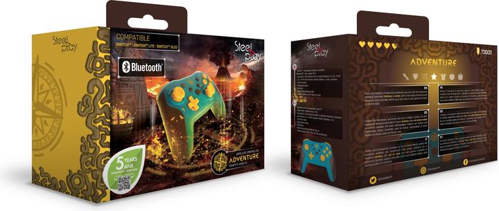 Actual product image Steelplay Adventure Wireless Controller (Switch, Switch Lite, Switch OLED)