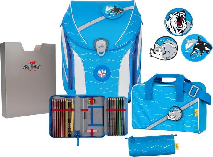 Actual product image Derdiedas ErgoFlex Max School Backpack Set Polar (22 l)