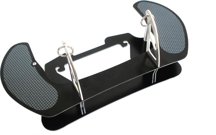 Image du produit AHLtec Pupitre émetteur Graupner MX HoTT black MX-12, MX-16,MX-20 avec étrier de pupitre émetteur standard