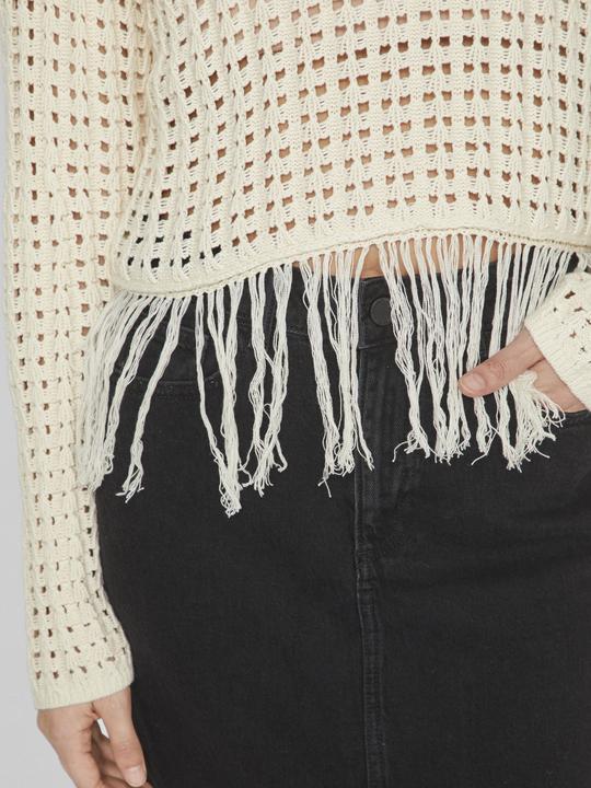 Image du produit Vila Haut en tricot à franges (S)