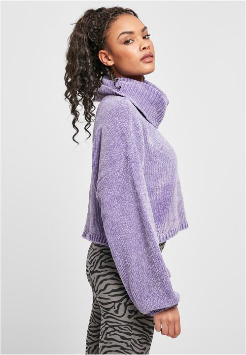 Immagine prodotto Urban Classics Maglione corto da donna con collo alto in ciniglia - 13801 (4XL)