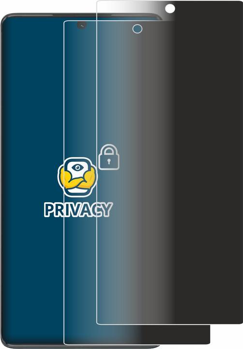 Produktbild BROTECT Sichtschutzfolie Anti-Spy Privacy Folie Blaulicht-Schutz (2 Stück, Motorola Moto G85)
