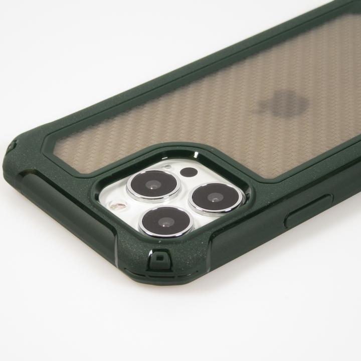 Actual product image PhoneLook Military Elite compact cover with semi-transparent carbon backing (Apple iPhone 14 Pro)