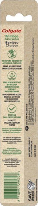 Colgate Bamboo Activated Charcoal, 1 pc ZBU (Soft, 1 x)