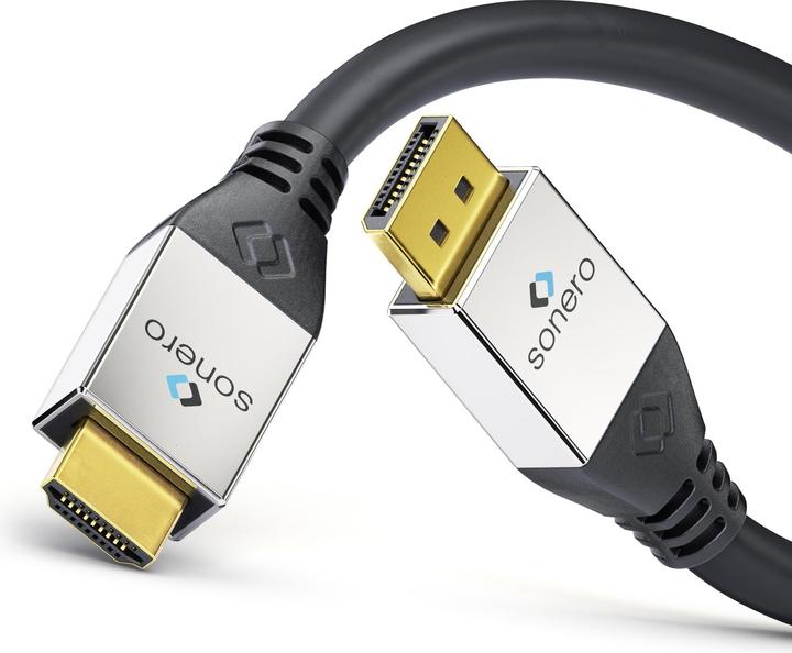Produktbild Sonero DisplayPort — HDMI (Typ A) (1.50 m, HDMI, DisplayPort)