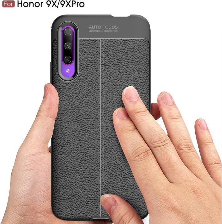 Produktbild Screenguard Honor 9X Hülle Leather Design TPU Cover (Honor 9X)