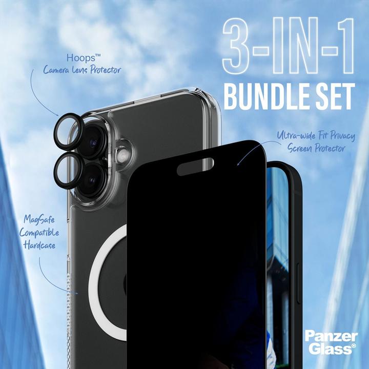 Produktbild PanzerGlass Privacy (1 Stück, Apple iPhone 16 Plus)