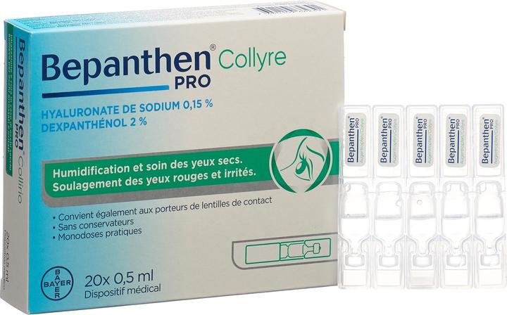 Actual product image Bepanthen PRO Eye drops (10 ml, 20 x 0.5 ml)