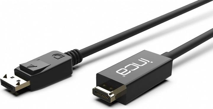 Immagine prodotto Inca DisplayPort a HDMI, lunghezza cavo 1,8 m, 10,2 Gbit/s (max.) (1.80 m, DisplayPort, HDMI)