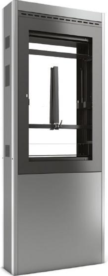Immagine prodotto DSS Stele da esterno Portrait 46", alluminio, nero