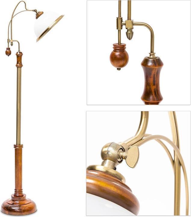 Actual product image Relaxdays Floor Lamp Art Nouveau (4000 lm, E27)