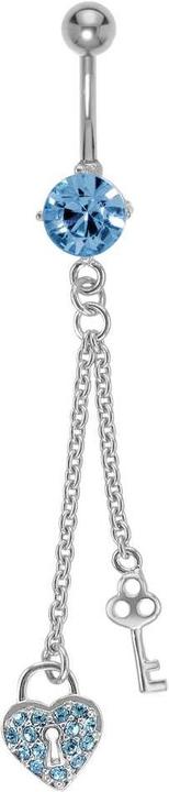Produktbild Bijouteria Bauchpiercing (Edelstahl, Messing, Kristall)