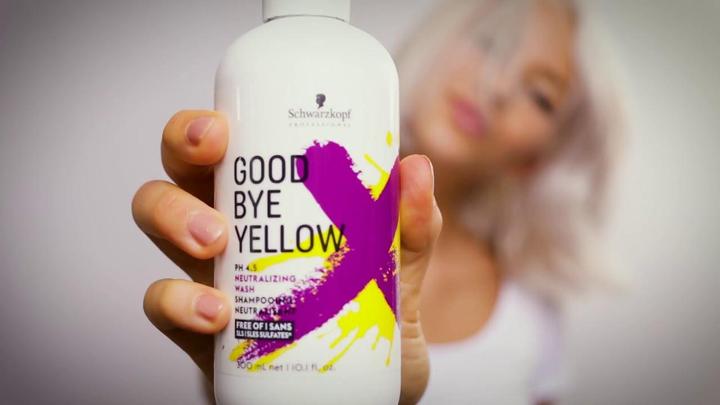 Actual product image Schwarzkopf Goodbye Yellow (300 ml, Liquid shampoo)