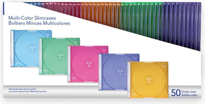 Produktbild Verbatim Slim Cd/Dvd Jewel Case Jc50 (50 x)